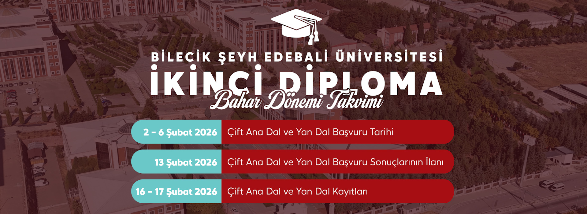 Üniversitemizde Çift Diploma Programı Ara Dönem Başvuruları Başladı